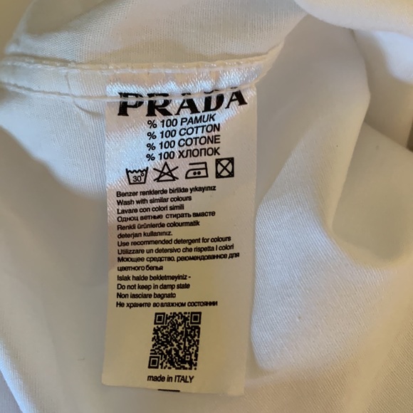 ‼️PRADA‼️
 Reverse Logo Button-Up Shirt 👔 🔦 - Picture 10 of 11